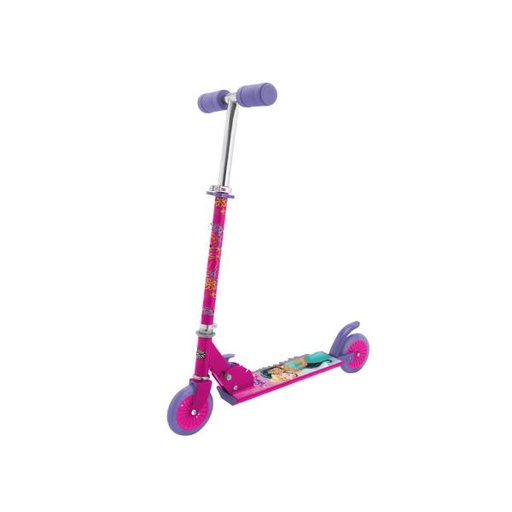 [PI16471D] Scooter 2 Ruedas Plegable de Princesas C/ Luz  3a+
