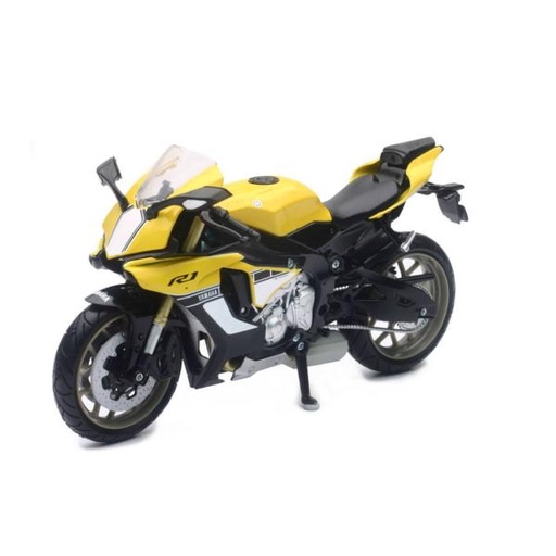 [TY57803B] Motocicleta Yamaha YZF-R1 Amarilla Escala 1:12 5a+
