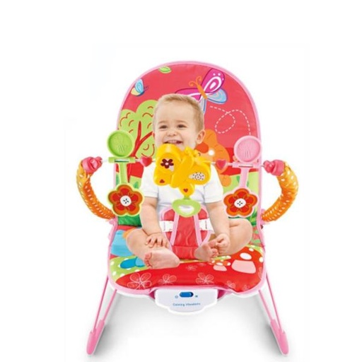[AL43342] Silla Vibradora Musical con Estampado Mariposa 12kg Max (69828)