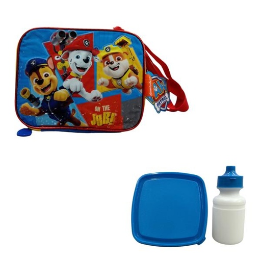 [CV3876] Lonchera con Taza y Botella de Paw Patrol (PWP4108)