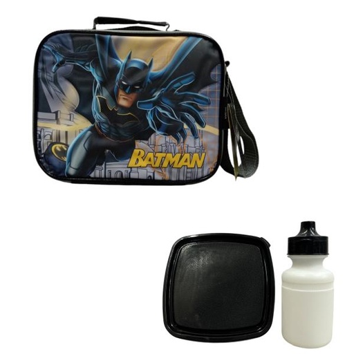 [CV4606] Lonchera con Taza y Botella DC   Batman (BAP3718)