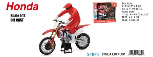 [TY57875] Motocicleta Honda CRF450R con Figura 5a+