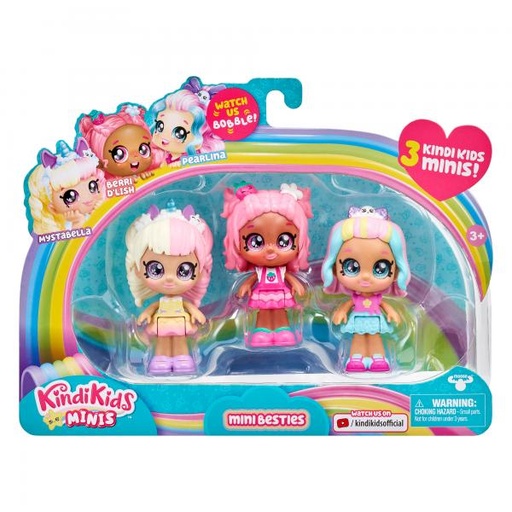 [BT50204] Mini Muñecas Kindikids Blister de 3 3a+