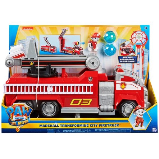 [BT6060444] Camión de Bomberos Marshall Paw Patrol la Pelicula Transformable 3a+