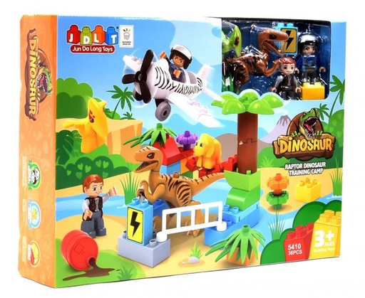 [WW5410] Bloques de Construcción Dinosaurios 36pzs 3a+ (440370)