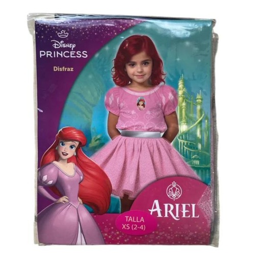 [CV9738] Disfraz Disney Princesa Ariel Talla (XS 2-4) (4-6) Surt/2 3a+ (PT-ARIEL-RP34)