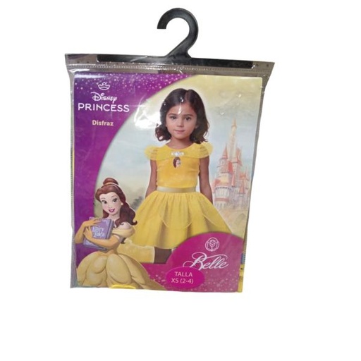 [CV9745] Disfraz Disney Princesa Bella Talla (SX2-4)(S4-6) 3a+ (PT-BELLA-RP34)