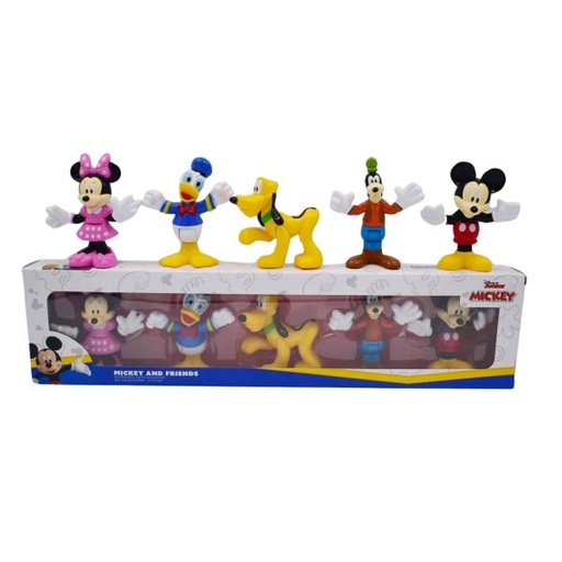 [CV3871] Figuras Articuladas Disney Junior Mickey y Amigos Set/5 3a+ (DT-MPGDMA-05T)
