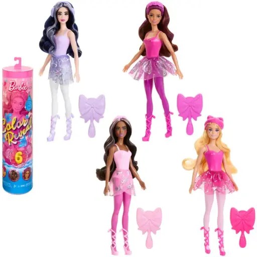 [MTHTH46] Barbie Color Reveal Displ/6 Surtido Sorpresa 3a+