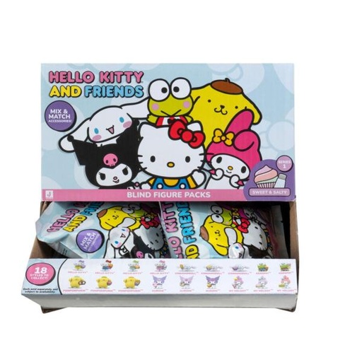 [JZHKT0332] Figura Hello Kitty and Friends Sorpresa Displ/24 6a+