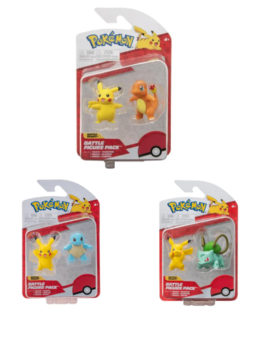 [JZPKW0258] Figuras Pokémon Set/2 4a+ (  Surtido de 3 - Se venden por separado )