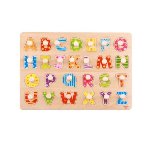 [TKTY852] Rompecabezas de Encajar del Abecedario 3+