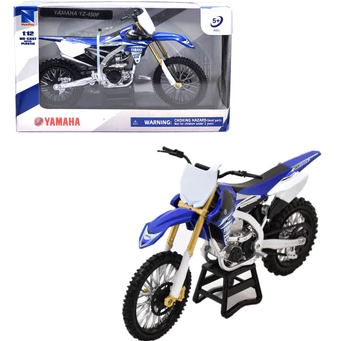 [TY58313] Motocicleta  Yamaha YZ450F 5a+ Escala 1:12 5a+