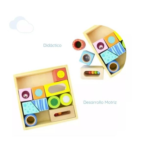 [TKTK493] Bloques Multifunción 12m+