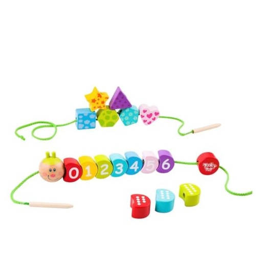 [TKTY875] Juego de la Oruga Enlazada 20Pzs 3a+