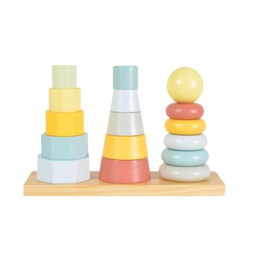 [TKF008B] Torres de Apilar Formas Geométricas Set/3 18m+