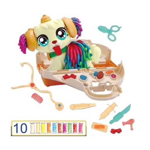 [WW8655] Cachorro con Plasticina Multicolor 3a+