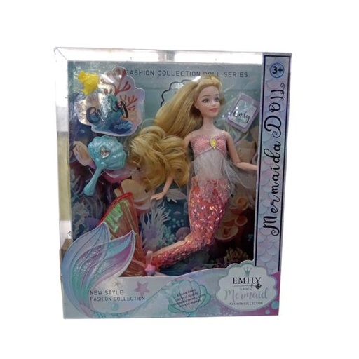 [WWQJ133A] Muñeca Emily de Moda y Clásico Mariposa 3a+ (455954)