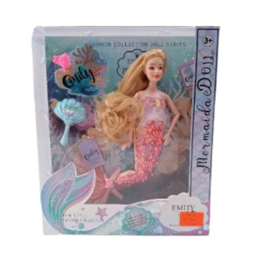 [WWQJ163A] Muñeca Clásica Sirena Colección de Moda 3a+ (455947)