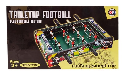 [WWXJ801] Mini Mesa de Futbolín 51x31x10cm 3a+ (443920)