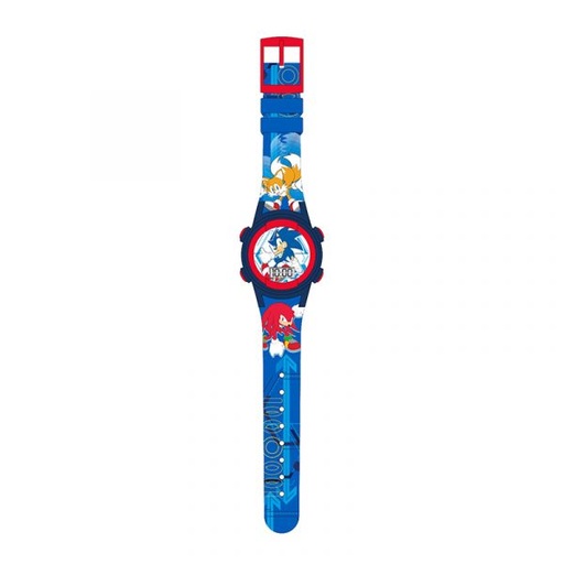 [BTSNC4267M] Reloj LCD de Sonic the Hedgehog  co Luces Parpadeantes 3a+