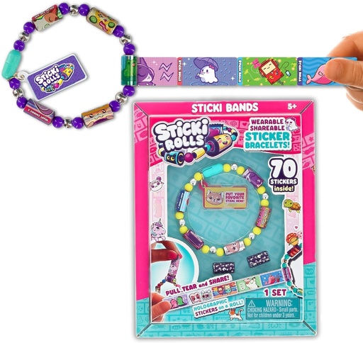 [BTSR100] Pulseras con 70 Stickers  5a+ ( sticki Rolls) Se venden por separado