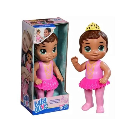 [HBF9123] Muñeca Baby Alive Princesa Bailarina 3a+( Vestido Rosado)