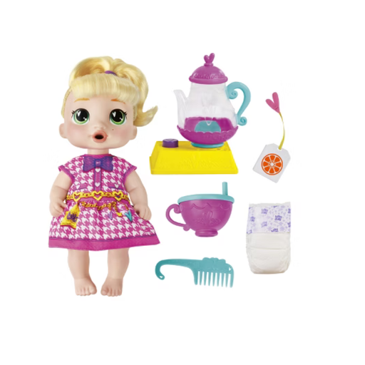 [HBG0608] Muñeca Baby Alive Fiesta de Té Burbujeante 3a+