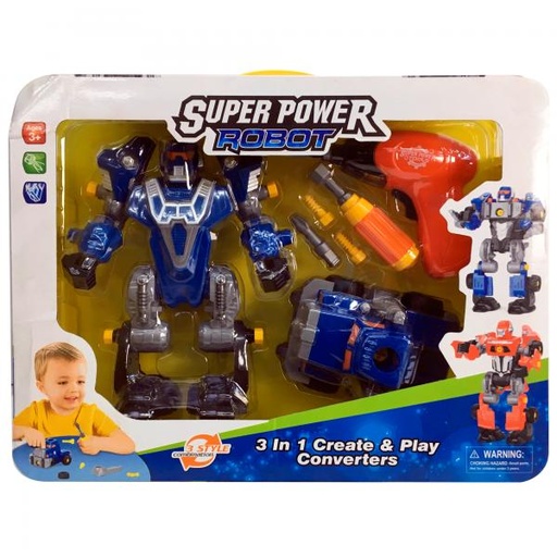 [WW15012] Robot Súper Poder 3 en1 Surt/2 3a+ (425377)