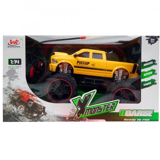 [WW3227] Carro Pickup Xmosnter R/C Surt/2 (Celeste-Anaranjado) 3a+(433822)