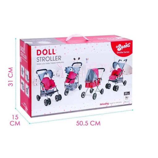 [WWSO6171B] Coche Para Muñecas 36m+ (456258)