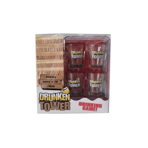 [WWMS20460B] Juego de Mesa Torre Drinking Game 18a+ (458191)