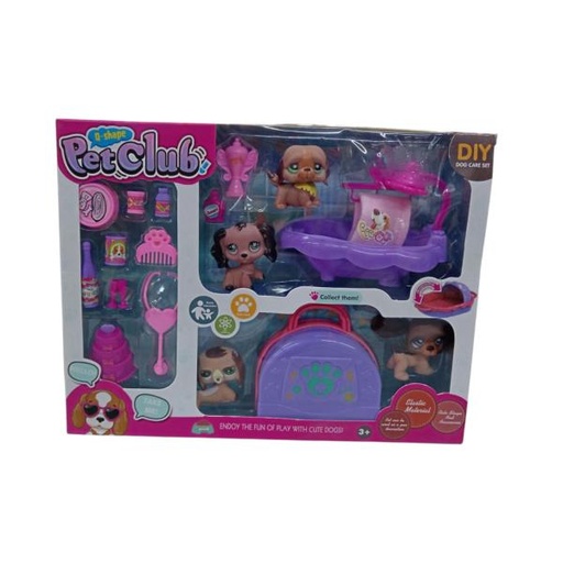 [WWCL2116ABC] Set Mascotas de Veterinaria con Accesorios (453776)