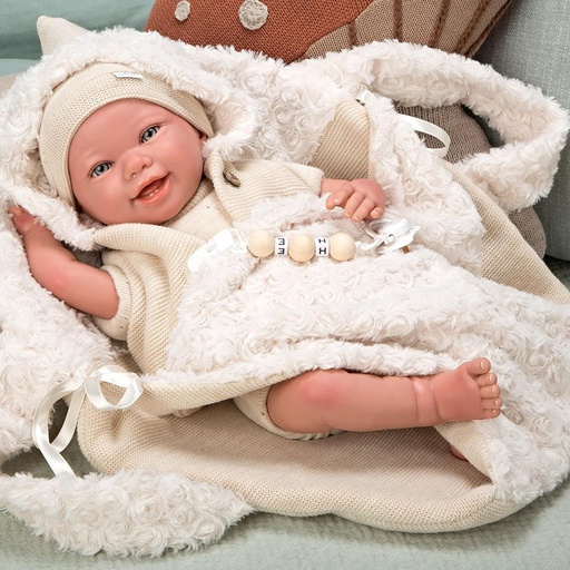 [AS98118] Bebé Real 40cm Arias Reborn C/Manta 6a+