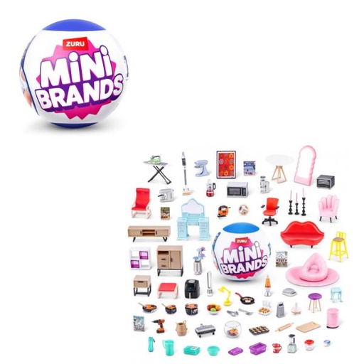 [ZU77555] Mini Brands Home ( Se venden por separado ) 3a+