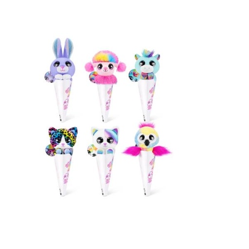 [ZU9631] Peluche en Cono Coco Sorpresa Surt/6 Display/12 3a+