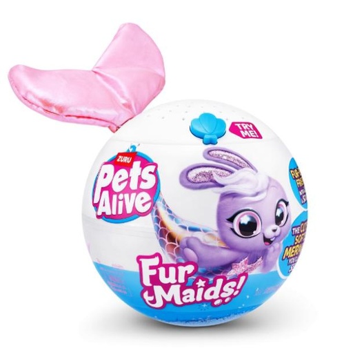 [ZU9555] Pets Alive Peluche de Sirena con Luz y Sonido Surt/3 3a+