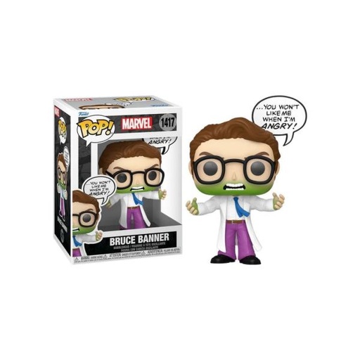 [FK82766] Figura Funko Pop! Marvel  (1417) Bruce Banner 3a+