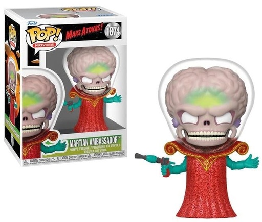[FK83565] Figura Funko Pop! Mars Attacks! (1874) Martian Ambassador 3a+