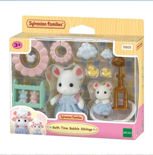[EH05805] Familias Sylvanian Set de Hermanos de la Burbuja del Tiempo 3a+ " Ternurines "