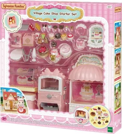 [EH05807] Familias Sylvanian Set de inicio de pastelería de pueblo 3a+ " Ternurines "