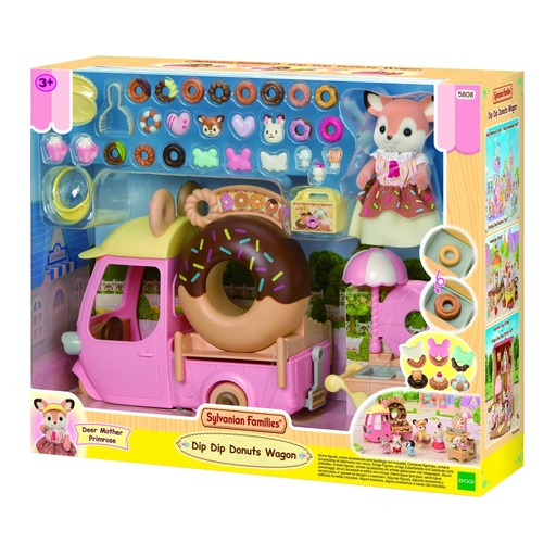 [EH05808] Familias Sylvanian Carro de Donas Dip Dip 3a+ " Ternurines "