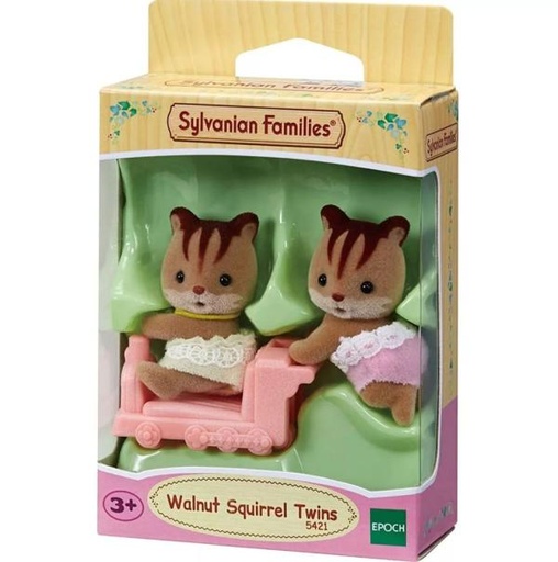 [EH05421] Familias Sylvanianas Gemelos de Ardilla de Nuez 3a+ " Ternurines "