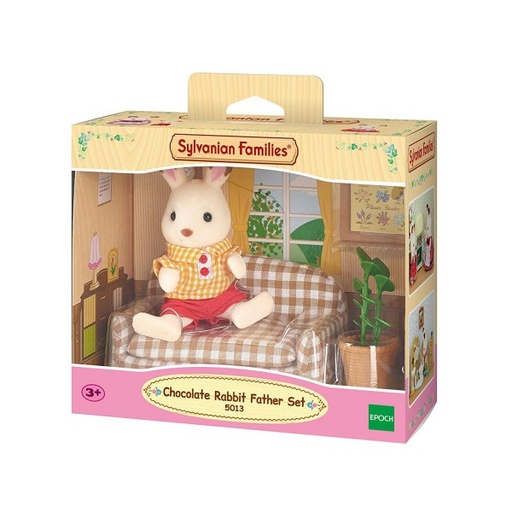 [EH05013] Familias Sylvanianas Set Padre Conejo de Chocolate  3a+ " Ternurines "