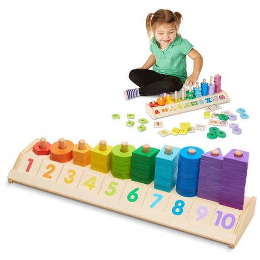 [MD19275] Apilador de Colores Formas y Números 2a+