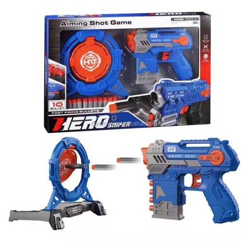 [WW9008A1] Lanzador de Dardos de Espuma con Tiro de Puntería Azul 8a+(458887)