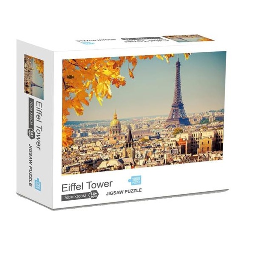 [WW88351F] Rompecabezas de la Torre Eiffel 1000Pzs 14a+