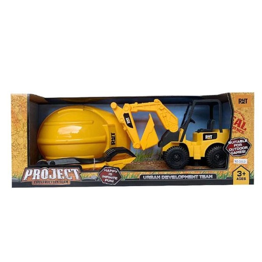 [WWC8322] Set de Excavadora y Casco 3a+