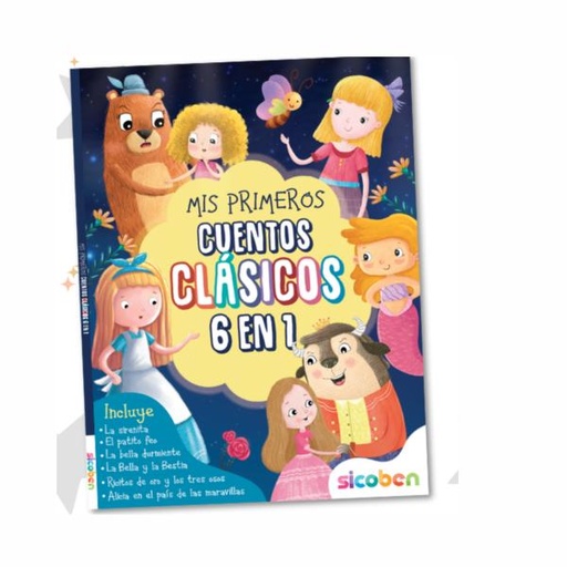 [ES1038] Libro Mis Primeros Cuentos Clásicos 6en1