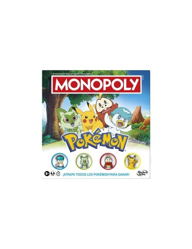 [HBG0716] Hasbro Games - Juego de Mesa Monopoly Pokémon 8a+